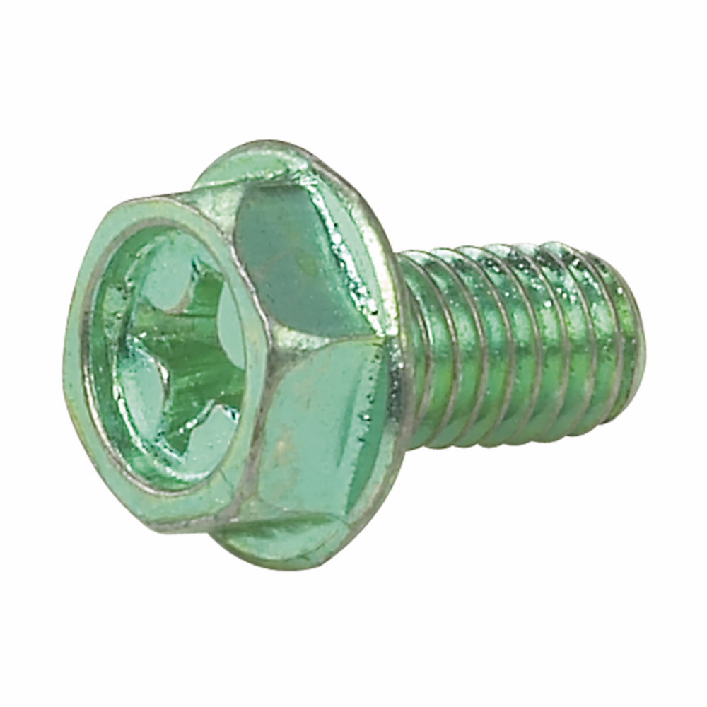 Product image for Crouse-Hinds Series TP704 #10-32 x 3/8 Inch Steel Box Grounding Screw