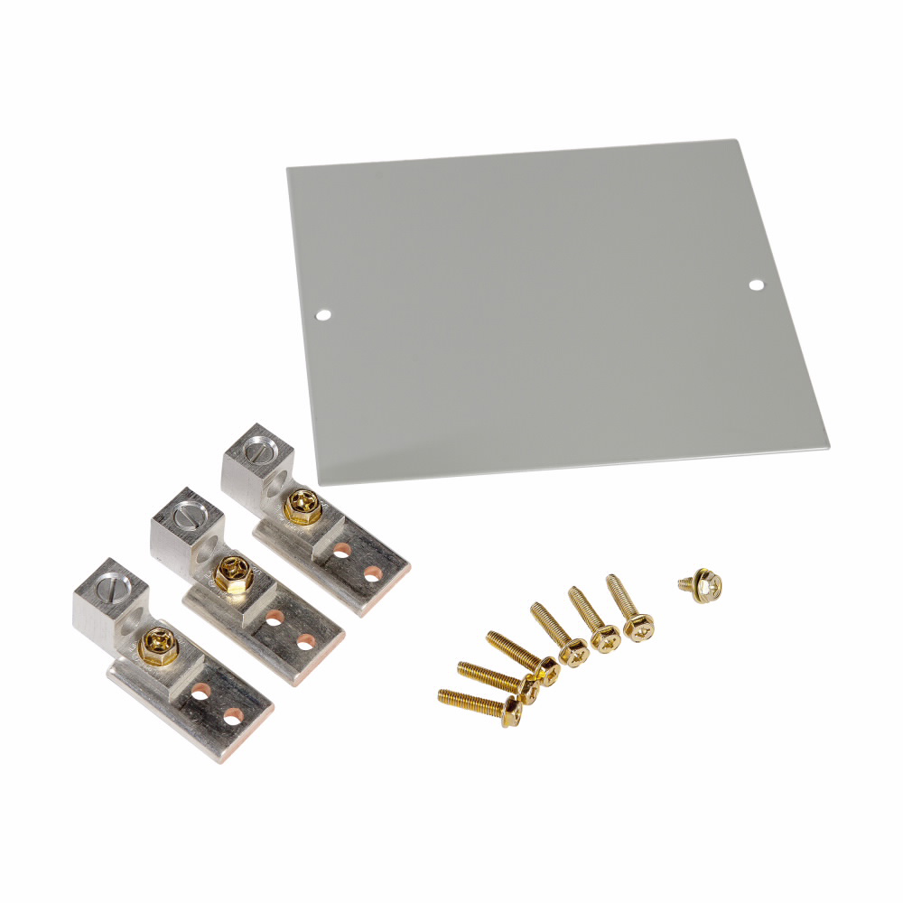 Product image for Eaton Electrical LugKIT100 14 to 1/0 AWG 100 Amp 1/3-Phase Aluminum/Copper Panelboard Main/Feed-Through Lug Kit