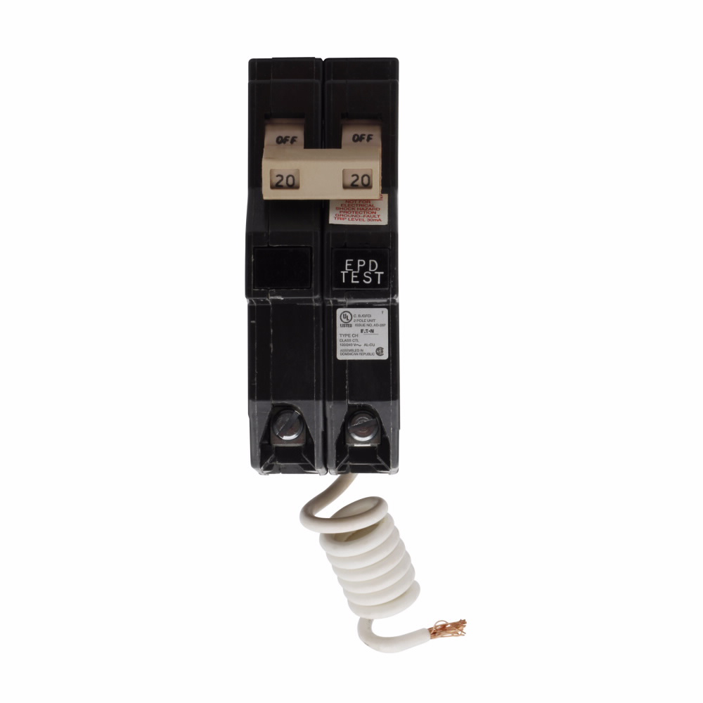 ETN CH250EPD CH 30mA GFI 50A/2 Pole Product image for ETN CH250EPD CH 30mA GFI 50A/2 Pole