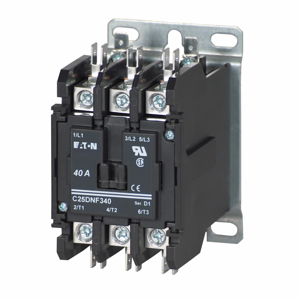 Product image for Eaton C25DNF240A Definite Purpose Control Contactor