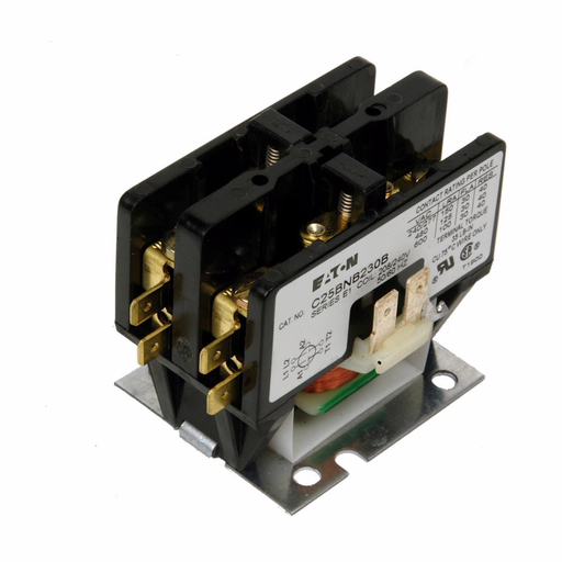 Product image for Eaton C25BNB230A Definite Purpose Control Contactor