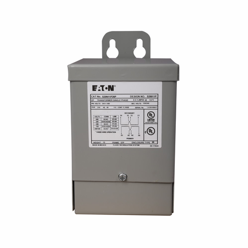 Product image for Cutler-Hammer S10N04A82N General purpose encapsulated transformer, buck-boost general-purpose encapsulated transformer, EP, aluminum, NEMA 3R, 54, 60 Hz, single-phase, 120 V, 240 V, 12/24 V, NONE, 115 ?