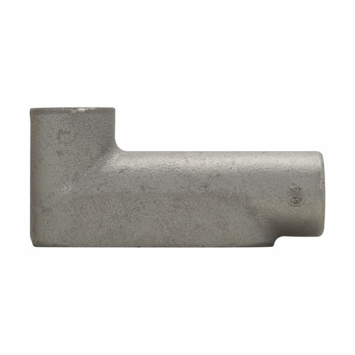 Eaton Crouse-Hinds series Condulet Form 7 conduit outlet body, Feraloy iron alloy, LB shape, 4"