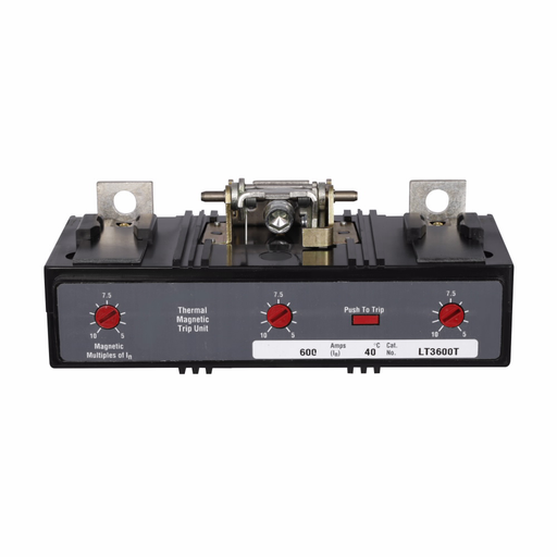 Cutler-Hammer LT3350T molded case circuit breaker accessory trip unit, Trip unit, 350 A, Three-pole, Non-interchangeable thermal magnetic, LT, Frame J-K, Series C Product image for Cutler-Hammer LT3350T molded case circuit breaker accessory trip unit, Trip unit, 350 A, Three-pole, Non-interchangeable thermal magnetic, LT, Frame J-K, Series C
