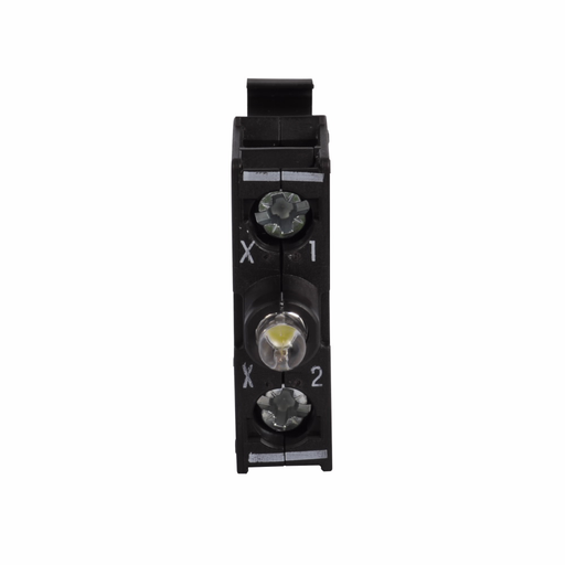 Product image for Cutler-Hammer M22-LEDC230-W M22 modular pushbutton, White LED Light Unit, Base mounting, Terminal type: Screw, IP66, NEMA 4X, 13, Rk resistance 1, Illuminated, 85-264V