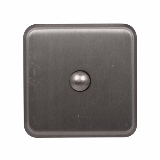 Product image for Eaton Electrical ARP00008CH 1-Socket Aluminum Hub Closure Plate