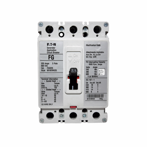 Product image for ETN FG3225 FG BREAKER LINE AND LOAD