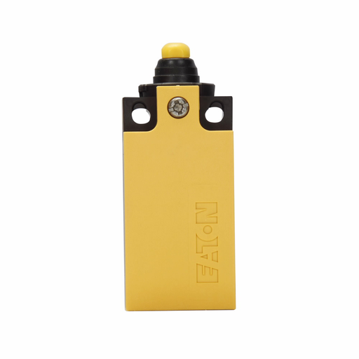 Product image for Cutler-Hammer LS-11D LS-Titan Miniature DIN Limit Switch, Top Push Plunger, Polyamide PA66-GF25 enclosure, 6A max AC, 3A max DC, 1NO-1NC, Slow Make Before Break, Positive Opening, 6A at 240Vac, 3A at 24