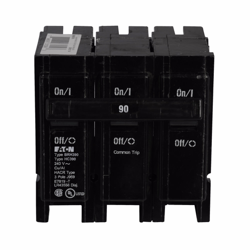 Product image for ETN BRH390 BRH 3P 90A 22KA BREAKER