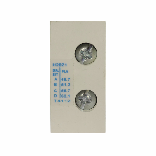 Product image for Cutler-Hammer H2021-3 45.7 to 62.1 Amp Class 20 Standard Trip Overload Relay Heater Pack