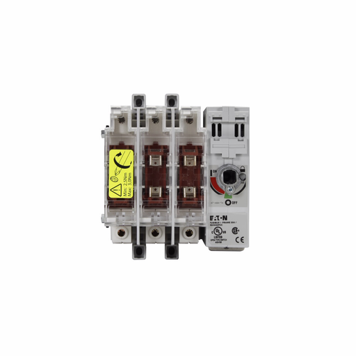 Product image for Cutler-Hammer R9I3030FCC rotary disconnect switch, 30 A, Class CC fuses, Three-pole, Switch body, R9 Series, 600 V, I frame