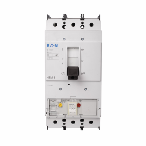 Product image for Cutler-Hammer NZMH3-AEF600-NA Series NZM complete molded case circuit breaker, NZM3-frame, NZMH3, Thermal-magnetic trip, 1200-4800A delayed, Three-pole, 600A, 600 Vac, 100 kAIC at 480 Vac, Distribution