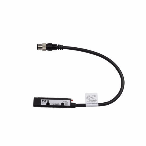 Product image for Eaton Electrical 13101AQD03 20 to 264 VAC 15 to 30 VDC NPN Polyurethane 4-Wire Background Rejection Photoelectric Sensor