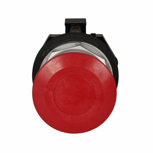 Product image for Cutler-Hammer HT8DBR HT800 pushbutton, 30.5 mm, Watertight/Oiltight-HT800, Pushbutton, NEMA 1, 2, 3, 3R, 4, 4X, 12, Non-illuminated, Two position, Maintained push, Maintained pull, Plastic, Chrome bezel