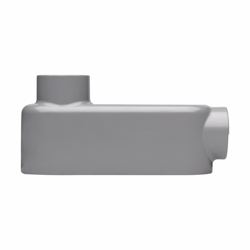 Eaton Crouse-Hinds series Condulet Series 5 conduit outlet body, Rigid/IMC, Copper-free aluminum, LB shape, 3"