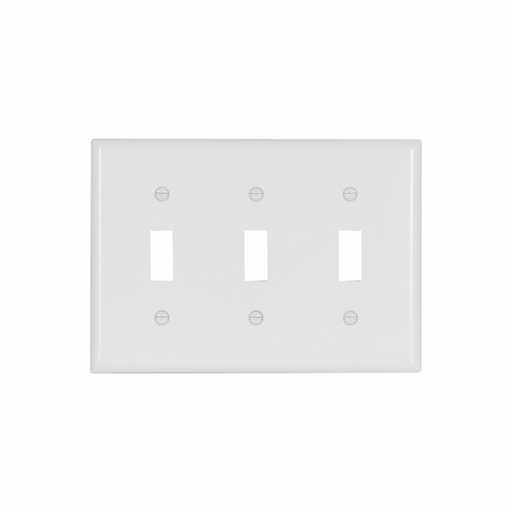 Product image for EWD 2141W-BOX Wallplate 3G Toggle T