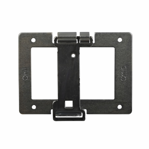 Product image for Cutler-Hammer HLK4SOFF molded case circuit breaker accessory handle mechanism, Padlockable handle lock hasp, LD-Frame breakers, Frame J-K, Series C