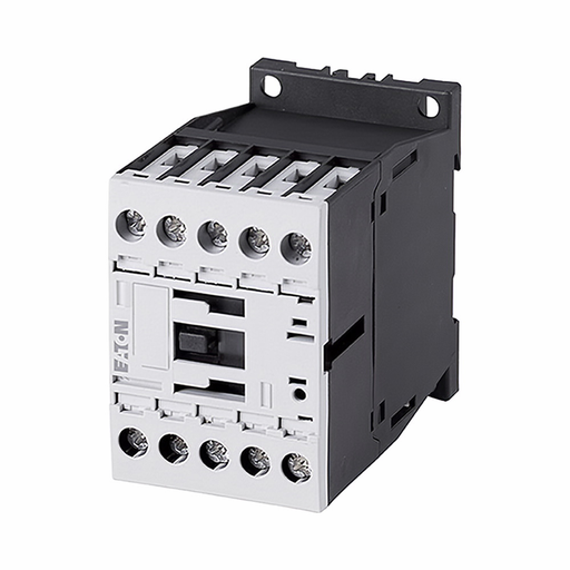 Product image for Cutler-Hammer XTRM10A40TD XT IEC Miniature Control Relay, Screw terminals, 45 mm - mini Frame size, 4NO contact configuration, 24 Vdc coil, 10A conventional thermal rating, 6A at 220/230/240V; 3A at 380/400/4