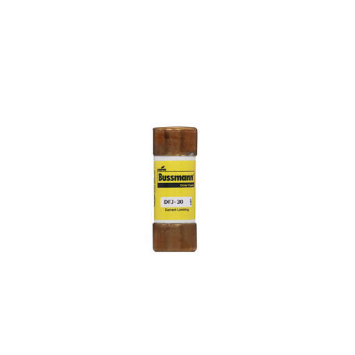 Eaton Bussmann series DFJ high speed fuse, 600 Vac or less, 450 Vdc or less, 25A, 200 kAIC at 600 Vac, 100 kAIC 450 Vdc, Non Indicating, High speed fuse, Clip-lock, Class J, Melamine tube