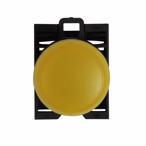 Product image for Cutler-Hammer M22-L-Y M22 modular pushbutton, Indicating Light Operator, Flush, IP66, NEMA 4X, 13, Rk resistance 470, 22.5 mm, Yellow, Illuminated, White, 100, 000 Hours of operation