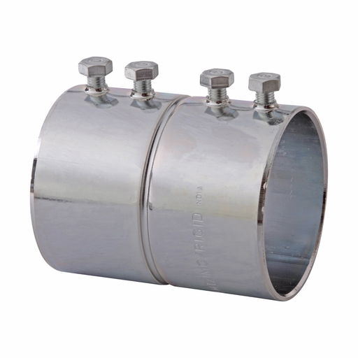 Crouse-Hinds 469 4" Steel Set Screw EMT/Rigid Conduit Coupling Product image for Crouse-Hinds 469 4" Steel Set Screw EMT/Rigid Conduit Coupling
