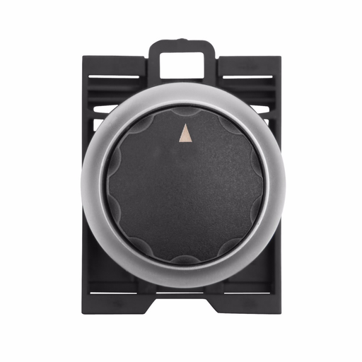 Product image for Cutler-Hammer M22-WR4 M22 pushbutton operator, 22.5 mm, Rotary, Maintained, Non-illuminated, Bezel: Silver, Button: Black, Inscription: 0-1-0-2-0-3-0-4, IP66, NEMA 4X, 13, Four-position, 100,000 Operati