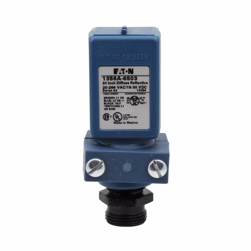 Product image for Eaton Electrical 1356A-6503 20 to 264 VAC 15 to 30 VDC 3 Amp Photoelectric Sensor