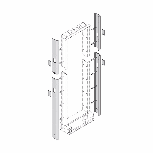 Product image for B-Line SB5581084TG END DUCT"G PNL A