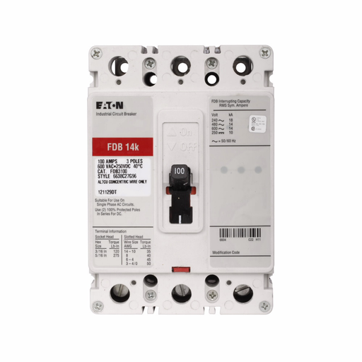 Product image for ETN FDB3125V SAME AS FDB3125 EXCEPT
