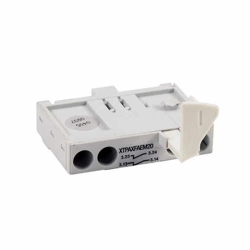 Product image for Cutler-Hammer XTPAXFAEM20 XT Manual Motor Protection Accessories - Auxiliary Contact, 2NO contact configuration, used with XTPB_, Frame B XTPR and XTPT