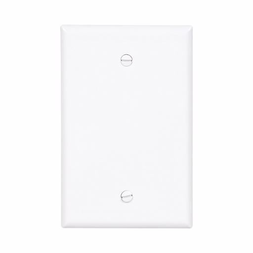 Mayer-DDS-Eaton Blank wallplate, White, Blank Cutout, Polycarbonate, Single- gang, Mid-size-1