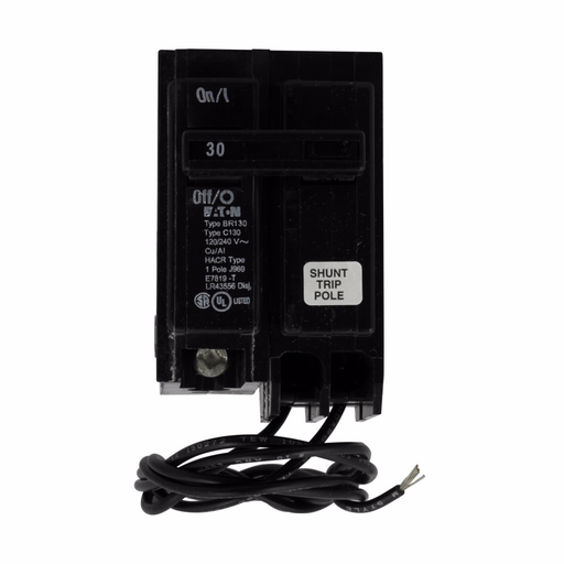 Product image for Eaton Electrical BR120ST 1 Inch Type BR Plug-On Shunt Trip Circuit Breaker