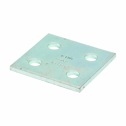 Product image for B-Line B504ZN 4-Hole Zinc Plated Splice Plate