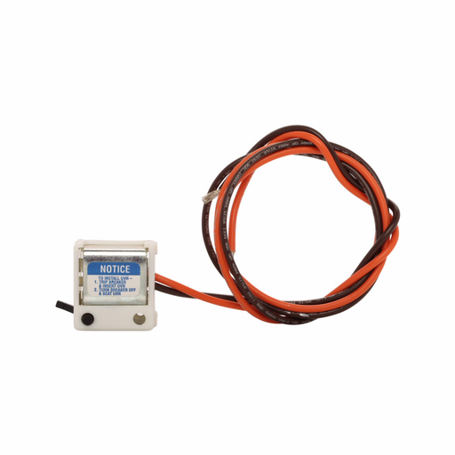 Product image for Cutler-Hammer MUVH1RP08K molded case circuit breaker accessory undervoltage release, Undervoltage release mechanism, 110-127 V, Pigtail leads, Frame J-K