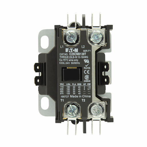 Product image for ETN C25CNB125T CMPCT 1P W/SHNT 25A