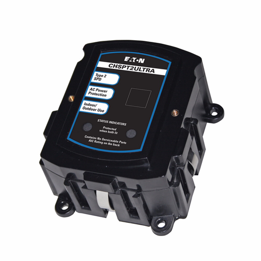 Eaton Electrical CHSPT2ULTRA 120/240 VAC 108 kA 1-Phase NEMA 4 Service Entrance Surge Protector Product image for Eaton Electrical CHSPT2ULTRA 120/240 VAC 108 kA 1-Phase NEMA 4 Service Entrance Surge Protector