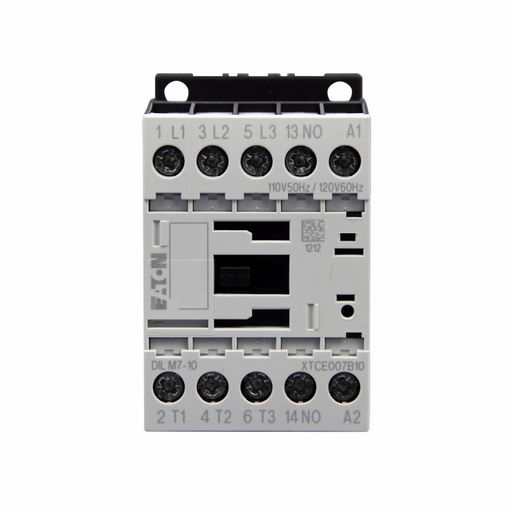 Product image for Cutler-Hammer XTCE032C10TD XT IEC contactor, 32A, 24-27 Vdc, 1NO, 32A, Frame C, 45 mm, 3, 5, 5/ 10, 10, 20, 25 hp (1/3PH @115, 200, 230/200, 230, 460, 575 V), Three-pole, Non-reversing, XT IEC series, S