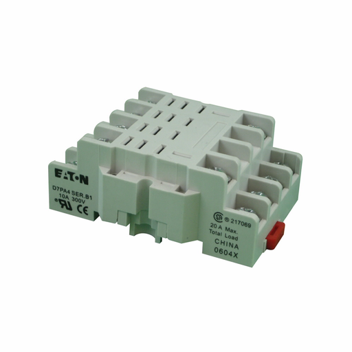 Product image for ETN D7PA4 D7 4P SOCKET