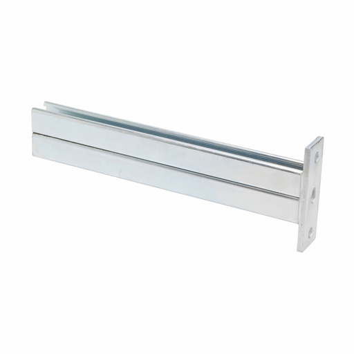 Product image for B-Line B297-12ZN 12 Inch Zinc Plated Double Channel Bracket