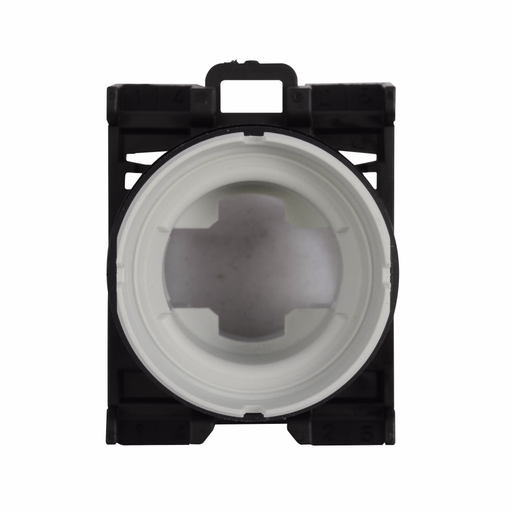 Product image for Cutler-Hammer M22-L-X M22 Flush lensless indicating light operator, Indicating Light, Flush, IP66, NEMA 4X, 13, Rk resistance 47, 22.5 mm, Lensless, Illuminated, White, 100, 000 Hours of operation