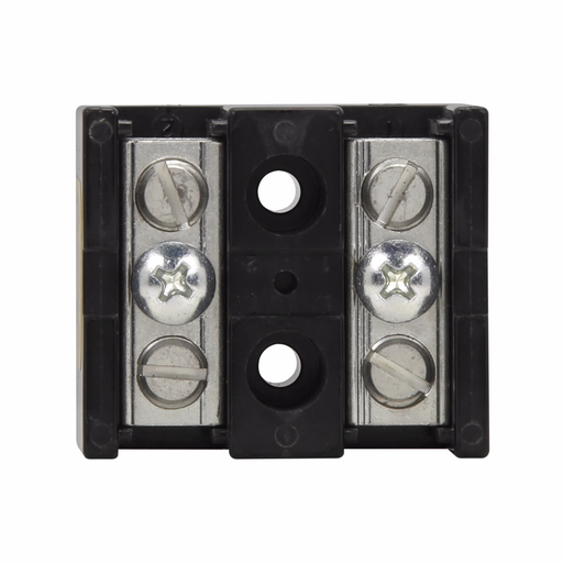Product image for Bussmann Series 14002-2 8 AWG 2-Pole 115 Amp 600 VAC/VDC Barrier Power Terminal Block