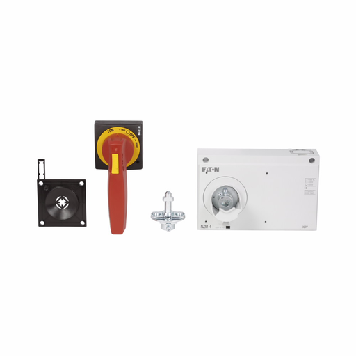 Product image for Cutler-Hammer NZM4-XTVDVR molded case circuit breaker accessory handle mechanism, Door coupling rotary handle, Suitable for switch-disconnector, emergency stop, power circuit breaker, lockable: double,