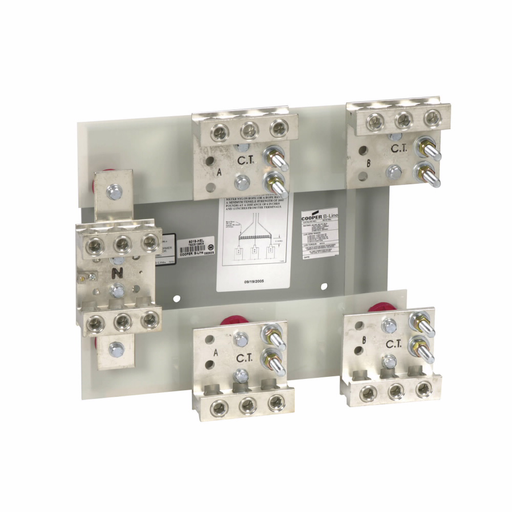 Product image for B-Line 6019-HEL current transformer metering, 800 A, 53 kAIC, #4 - 600 MCM, #4 - 600 MCM, 3 wires, For use with CT rated enclosures
