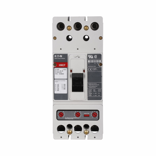 Product image for Cutler-Hammer HMCP250W5 600 VAC 250 VDC 250 Amp 3-Pole Magnetic Molded Case Circuit Breaker