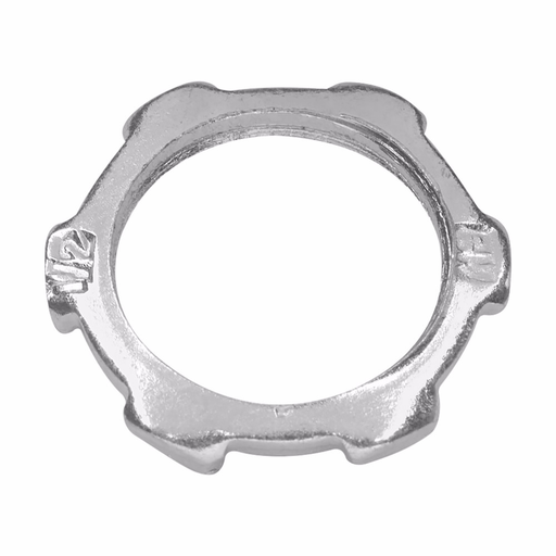 Eaton Crouse-Hinds series thin construction locknut, Rigid/IMC, Steel, 1"