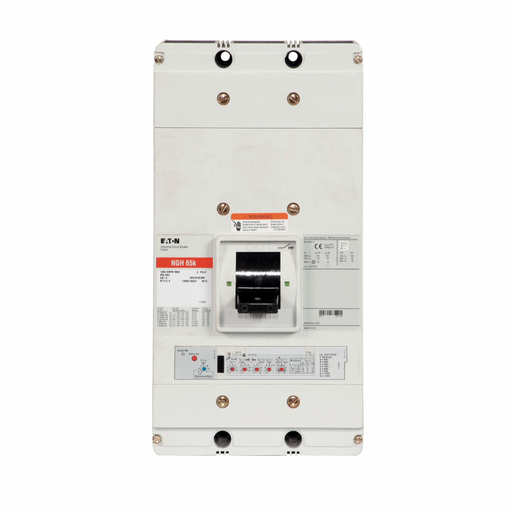 Product image for Cutler-Hammer NGH312039E Series G electronic molded case circuit breaker, NG-frame, NG, Digitrip 310 RMS, Electronic ALSIG with maint. mode trip, Three-pole, 1200A, 480 Vac, 100 kAIC at 240 Vac, 65 kAIC