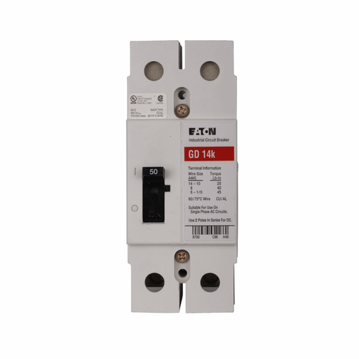 Product image for Eaton Electrical GD2015 Series C G Frame Molded Case Circuit Breaker