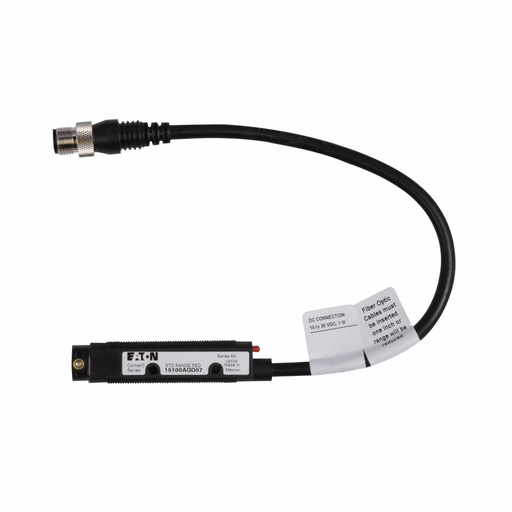 Product image for ETN 15100AQD07 18MM DC RED FIBER OP