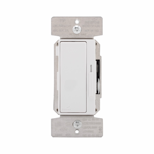 Mayer-DDS-Eaton decorator dimmer, Preset feature, #14 - 12 AWG, 120 V, Bck and sd wiring, Slide actuator, Screw term conn, Indoor, 60 Hz, 1-pole, 3-way, multi-locat, Polycarb housing, 600 W 731075-1