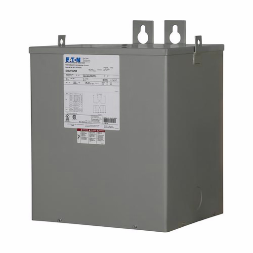 Product image for Cutler-Hammer Y48M28T45N Eaton, general purpose encapsulated transformer, ept, three-phase, pv: 480v, taps: 2 at +2.5% fcan, 4 at -2.5% fcbn, sv: 208y/120v, 115?c, 45 kva, al windings, frame: 244, indoor-outd